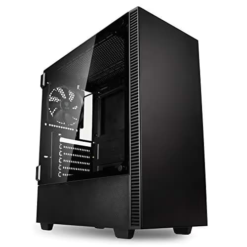 KOLINK Castle ATX Mid Tower Black Tempered Glass Side Panel, USB 3.2 Gen 1 Type-A, USB 2.0 Type-A image
