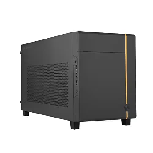 Silverstone SUGO 14 Mini-ITX Desktop Black / Yellow with USB 3.2 Gen 1 Type-A and USB 2.0 Type-A main image