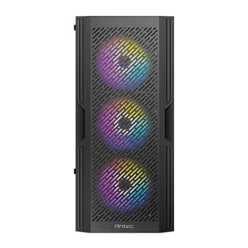 Antec AX20 ATX Mid Tower Black with Tempered Glass Side Panel and USB 3.2 Gen 1 Type-A, USB 2.0 Type-A image