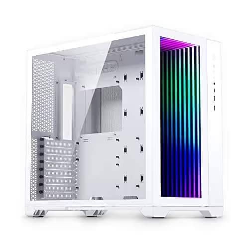 MagniumGear NEO QUBE 2 ATX Mid Tower White Tempered Glass Infinity Mirror image