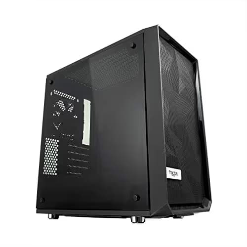 Fractal Design Meshify C Mini Micro ATX Mini Tower Black with Tinted Tempered Glass Side Panel and USB 3.2 Gen 1 Type-A main image