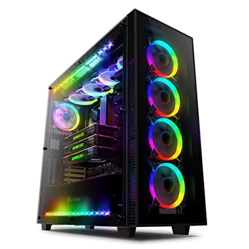 Anidees AI Crystal XL AR 3 ATX Full Tower Black with Tempered Glass Side Panel image