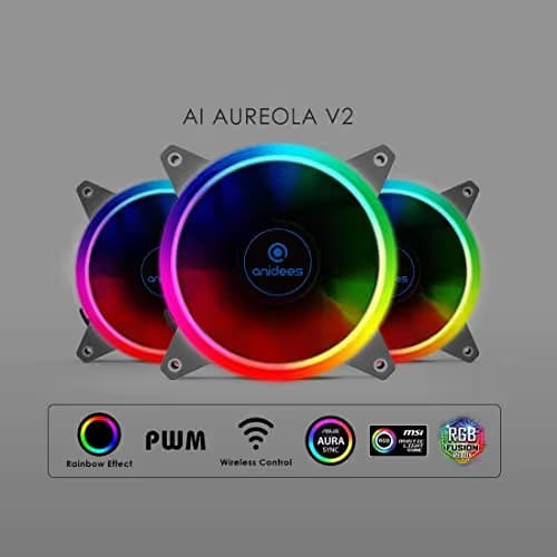 Anidees AI Crystal XL AR 3 ATX Full Tower Black with Tempered Glass Side Panel image