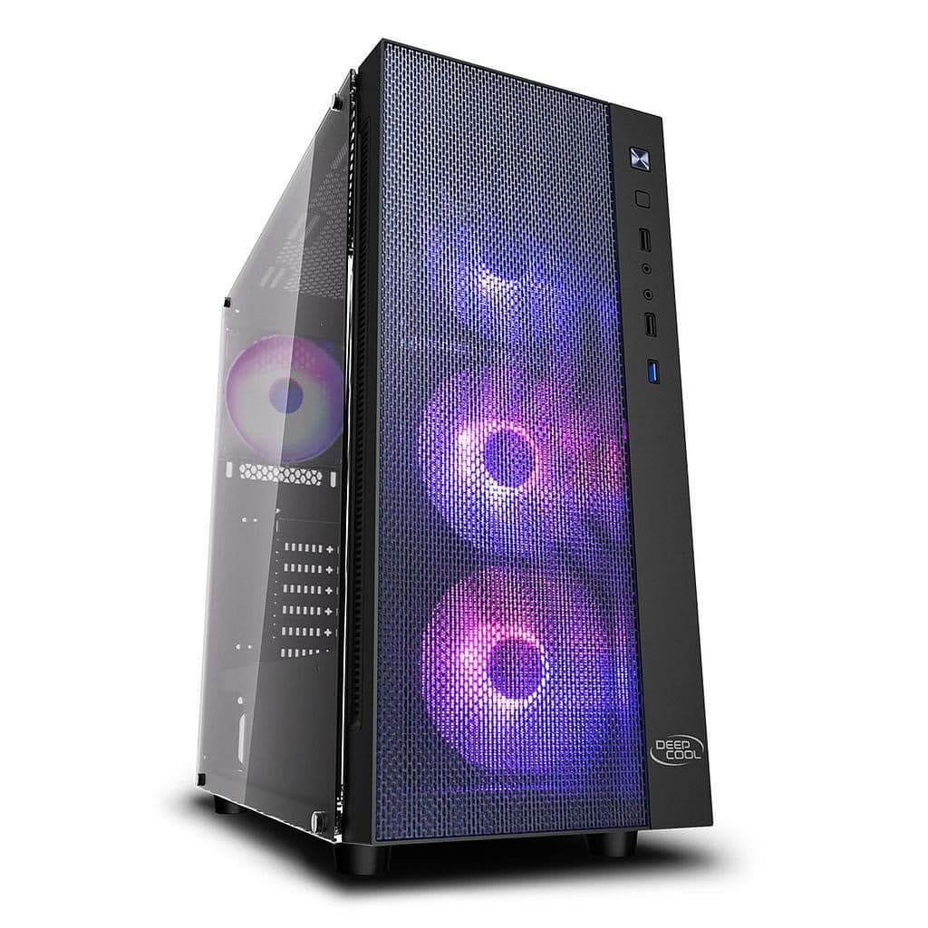 Deepcool MATREXX 55 MESH ADD-RGB 4F ATX Mid Tower Black Tempered Glass main image