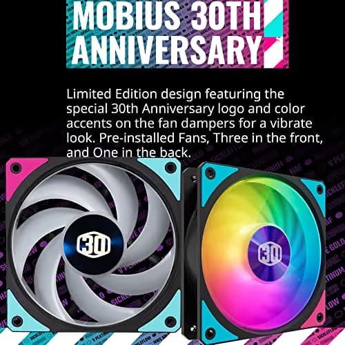 Cooler Master Cosmos Infinity 30th Anniversary ATX Full Tower Black / Silver Tempered Glass Side Panel image