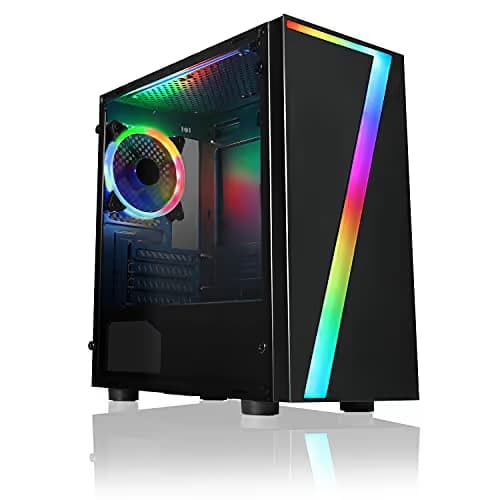 CiT Seven Micro ATX Mid Tower Black with Acrylic Side Panel and USB 2.0 Type-A Front Panel main image