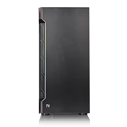 Thermaltake H200 TG Snow ATX Mid Tower White Tempered Glass RGB Light Strip image