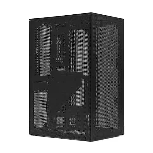 SSUPD Meshroom S ATX Mini Tower Green Mesh Side Panel image