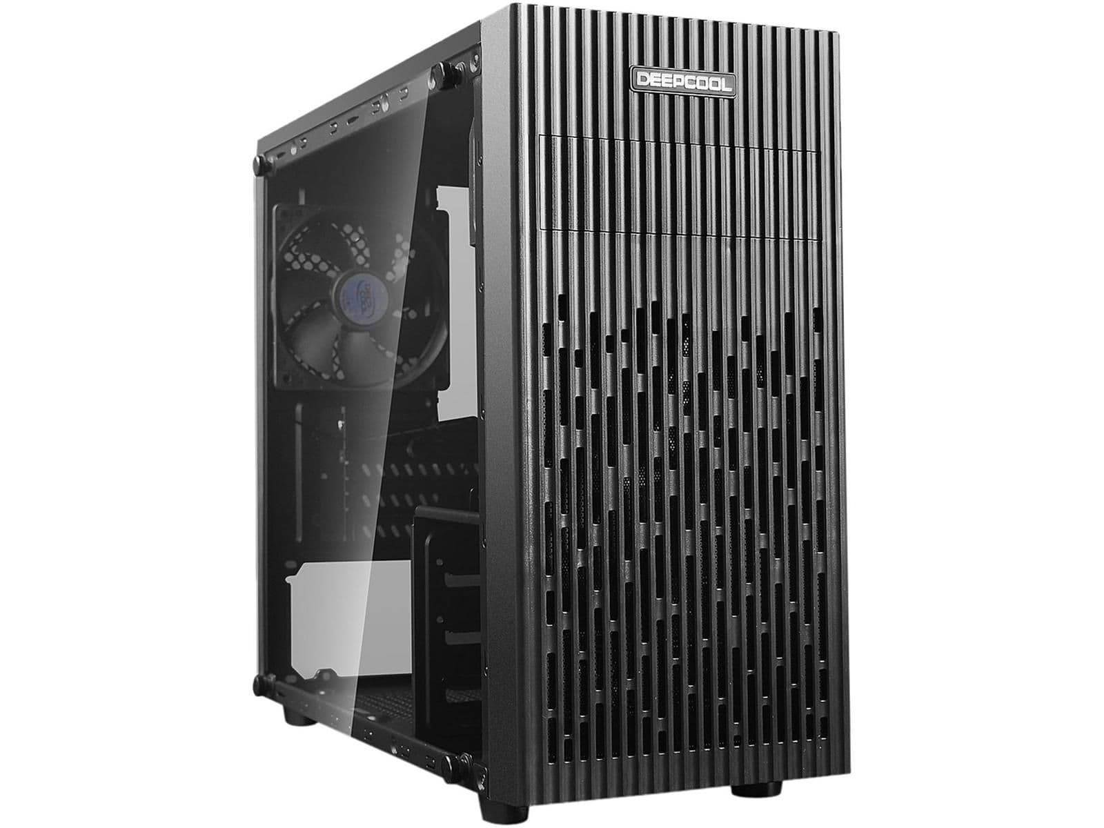 Deepcool MATREXX 30 Micro ATX Mini Tower Black with Tempered Glass Side Panel and USB 3.2 Gen 1 Type-A / USB 2.0 Type-A main image