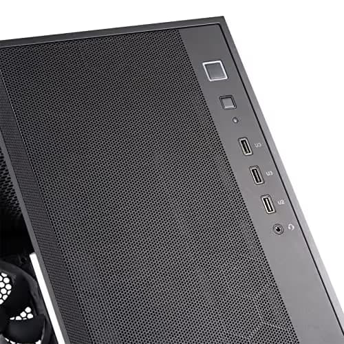 Silverstone FARA R1 PRO V2 ATX Mid Tower Black with Tempered Glass Side Panel and USB 3.2 Gen 1 Type-A, USB 2.0 Type-A image