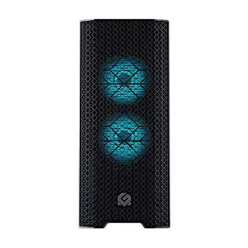 MagniumGear Neo Air ATX Mid Tower White / Black Tempered Glass Side Panel, USB 3.2 Gen 1 Type-A Front Panel, 450 x 200 x 460 mm Dimensions image