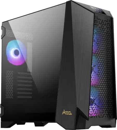 MSI MEG PROSPECT 700R ATX Mid Tower Black Tempered Glass Side Panel, USB 3.2 Gen 2x2 Type-C, USB 3.2 Gen 1 Type-A main image