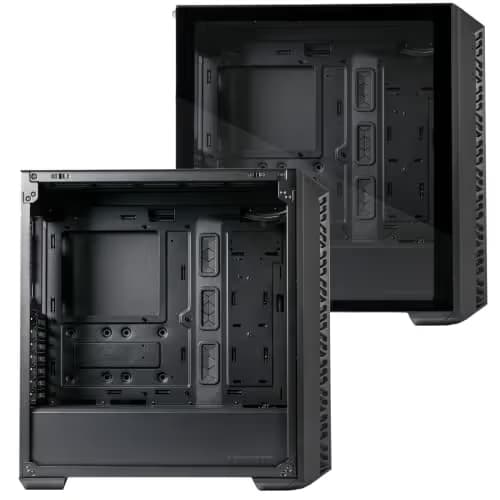 Cooler Master MasterBox 520 Mesh ATX Mid Tower Black / White Tempered Glass Side Panel image