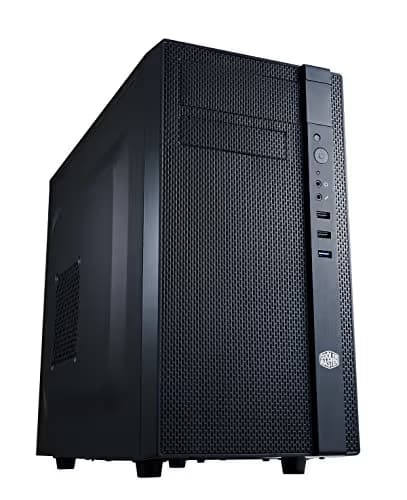 Cooler Master N200 Micro ATX Mini Tower Black with Front Panel: USB 3.2 Gen 1 Type-A and USB 2.0 Type-A image