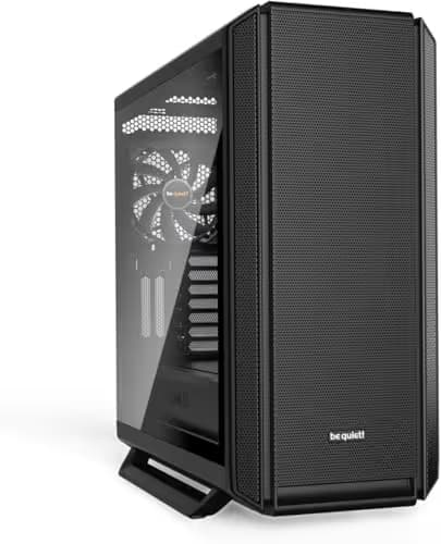be quiet! Silent Base 802 ATX Mid Tower Black with Tempered Glass Side Panel and USB 3.2 Gen 2 Type-C, USB 3.2 Gen 1 Type-A main image