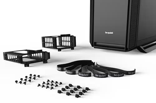 be quiet! Silent Base 802 ATX Mid Tower Black with Tempered Glass Side Panel and USB 3.2 Gen 2 Type-C, USB 3.2 Gen 1 Type-A image