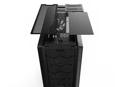 be quiet! Silent Base 802 ATX Mid Tower Black with Tempered Glass Side Panel and USB 3.2 Gen 2 Type-C, USB 3.2 Gen 1 Type-A image