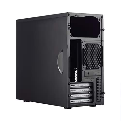 Fractal Design Core 1100 Micro ATX Mini Tower Black with Front Panel USB 3.2 Gen 1 Type-A and USB 2.0 Type-A image