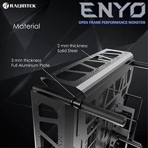 RAIJINTEK Enyo ATX Full Tower Black with Tempered Glass Side Panel and USB 3.2 Gen 1 Type-A Front Panel image