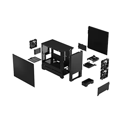 Fractal Design Pop Mini Micro ATX Mid Tower Black Silent image