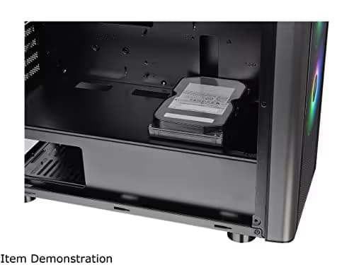 Thermaltake V150 Micro ATX Mid Tower Black Tempered Glass ARGB Breeze image
