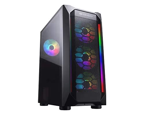 Cougar MX410 MESH-G RGB ATX Mid Tower Black Tempered Glass image