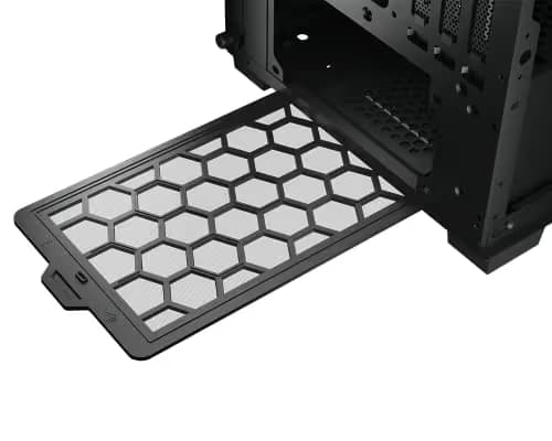 Cougar Duoface Pro RGB ATX Mid Tower Black with Tempered Glass Side Panel, USB 3.2 Gen 2 Type-C, USB 3.2 Gen 1 Type-A, and USB 2.0 Type-A image