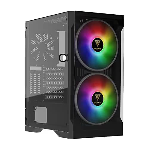 GAMDIAS APOLLO E2 ELITE ATX Mid Tower Black Tempered Glass Side Panel main image