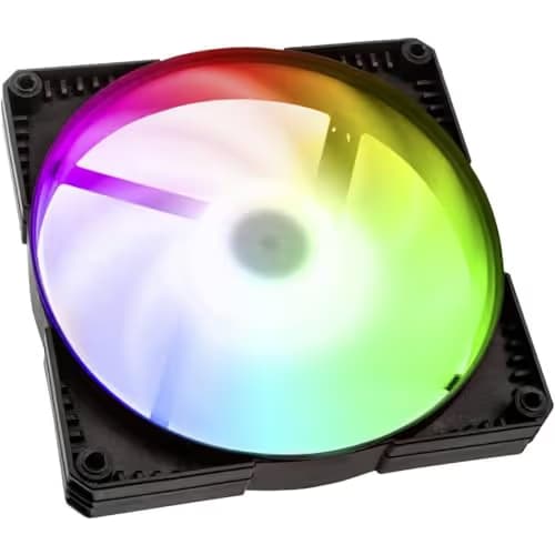 Phanteks FSK 140mm Black / White Addressable RGB PWM 84.5 CFM 1-Pack main image