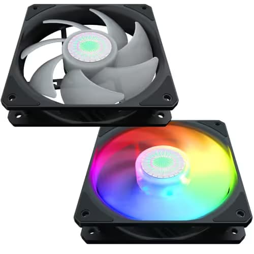 Cooler Master SickleFlow 120mm White Addressable RGB PWM 62 CFM 1-Pack image