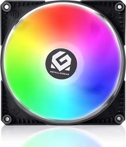 MagniumGear Skiron 140mm Black/White PWM RGB 85CFM 1-Pack image