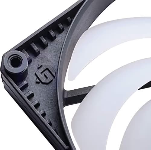 MagniumGear Skiron 140mm Black/White PWM RGB 85CFM 1-Pack image
