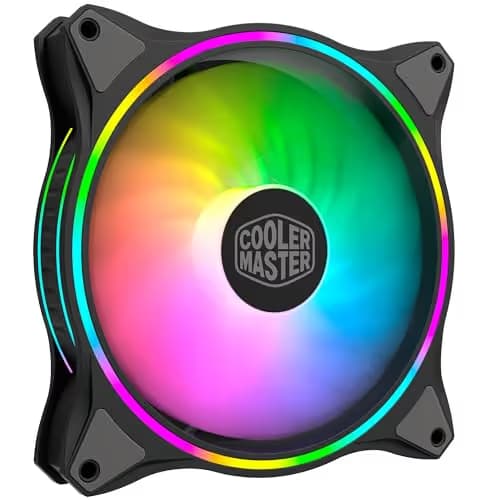 Cooler Master MasterFan MF Halo 140mm Black / White PWM ARGB image