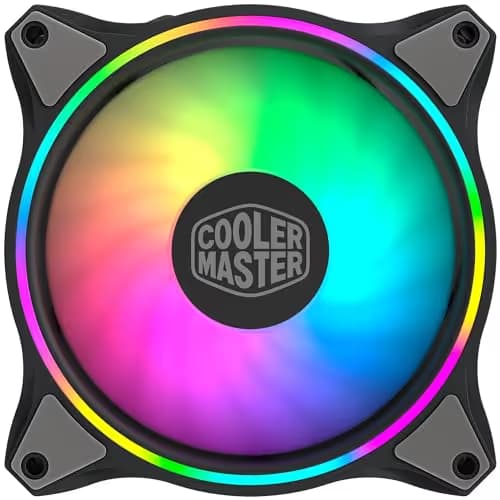 Cooler Master MasterFan MF Halo 140mm Black / White PWM ARGB image