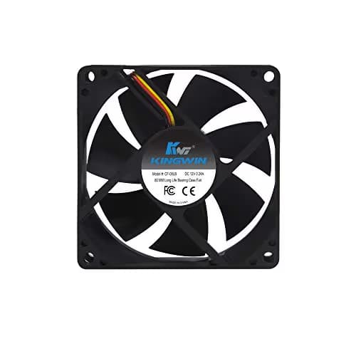 Kingwin CF-08LB 80mm Black 1-Pack image