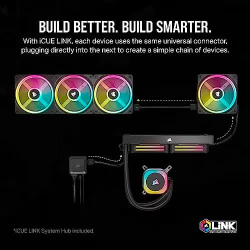 Corsair iCUE LINK QX120 120mm Black RGB image