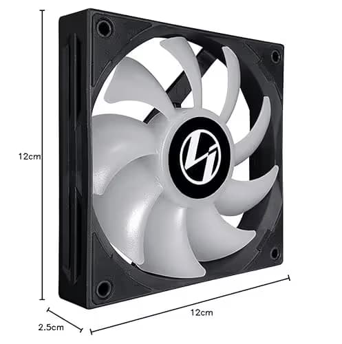 Lian Li ST120 120mm Black PWM Addressable RGB 3-Pack image