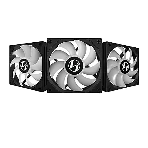 Lian Li ST120 120mm Black PWM Addressable RGB 3-Pack image