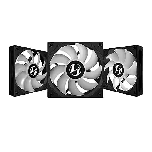 Lian Li ST120 120mm Black PWM Addressable RGB 3-Pack image