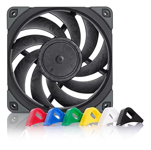 Noctua NF-A12x25 120mm Black PWM chromax.black.swap 60.09 CFM 1-Pack image