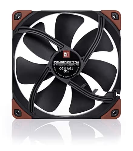 Noctua A14 industrialPPC-2000 IP67 140mm Brown / Black PWM 107.41 CFM 1-Pack image
