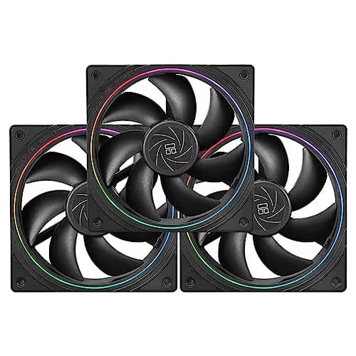 Thermalright TL-S12 X3 120mm Black 47.6 CFM Addressable RGB PWM 3-Pack image