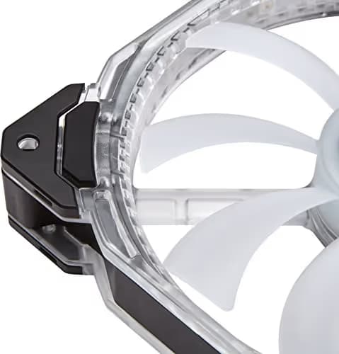 Corsair HD140 140mm RGB PWM 74 CFM Black / White 1-Pack image