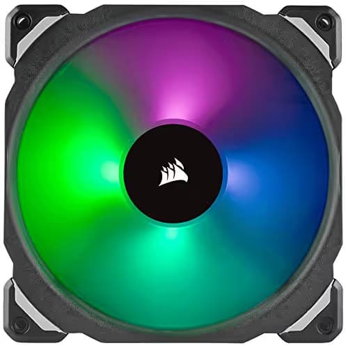Corsair ML140 PRO 140mm Black / White RGB PWM 55.4 CFM 2-Pack image