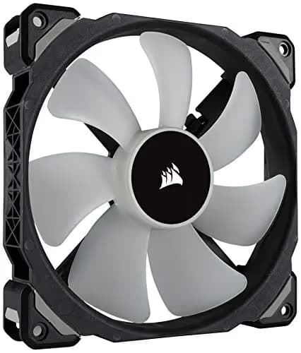 Corsair ML140 PRO 140mm Black / White RGB PWM 55.4 CFM 2-Pack image