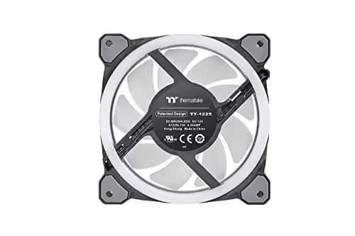 Thermaltake Riing Trio 14 RGB TT Premium Edition 140mm RGB PWM 60.68 CFM Black 3-Pack image