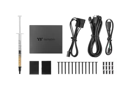 Thermaltake SWAFAN 14 140mm Black RGB 77.6 CFM 3-Pack image