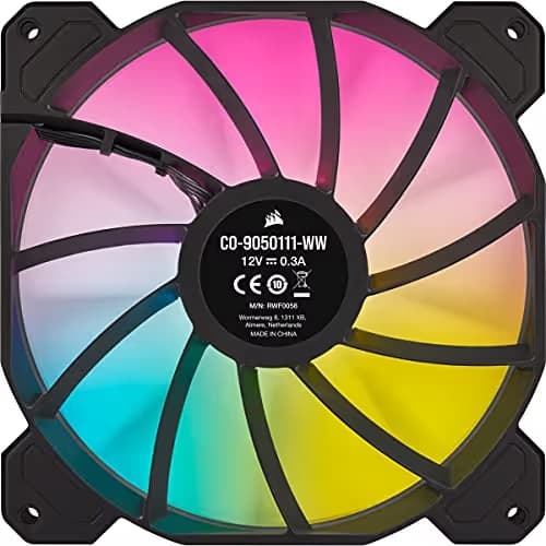 Corsair iCUE SP140 RGB ELITE 140mm Black / White PWM Addressable RGB 2-Pack image