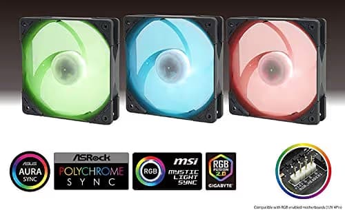 Scythe Kaze Flex 120mm Black / White RGB PWM 51.17 CFM image