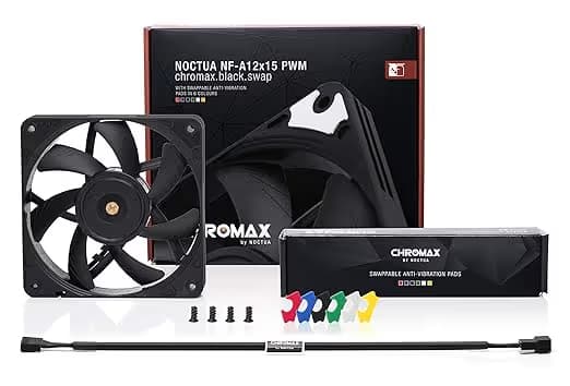 Noctua A12x15 120mm Black chromax.black.swap PWM image